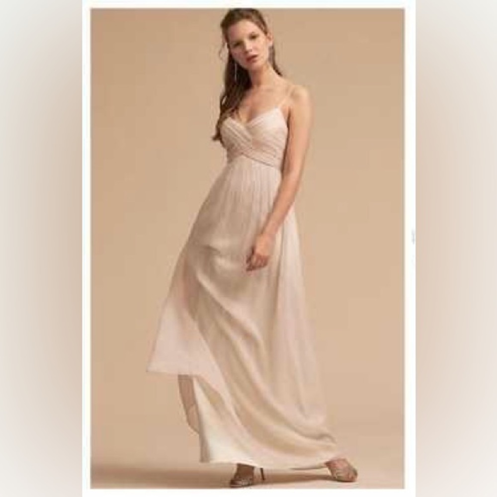 NWOT (w/tag fastener!) BHLDN Brigitte Maxi Dress in Cream - size XS - NEVER WORN
